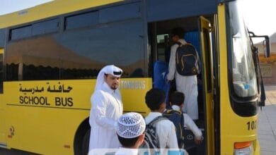 غرامة تجاوز حافلات النقل المدرسي عند توقفها للتحميل أو التنزيل 1444