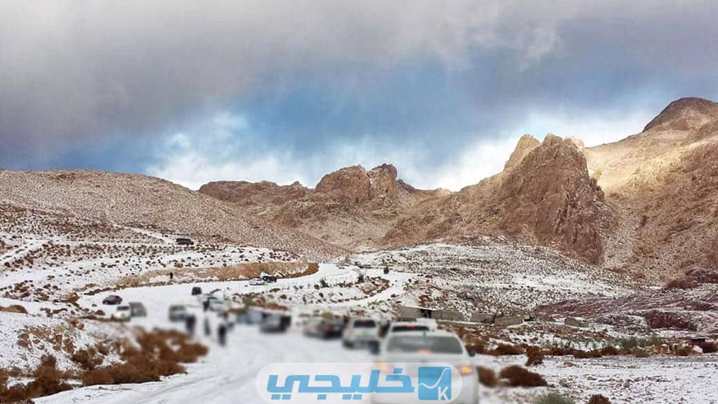 الثلوج في الكويت اليوم