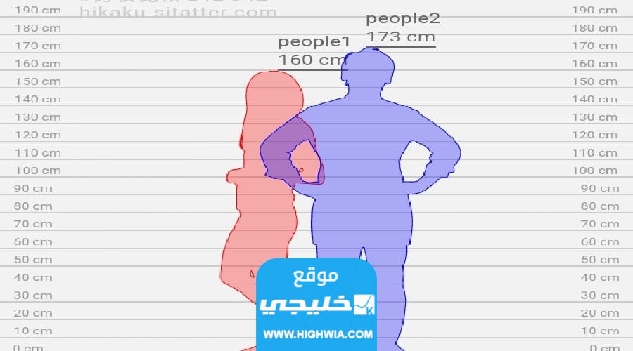 كيفية حساب فرق الطول بين الزوجين عبر موقع hikaku sitatter