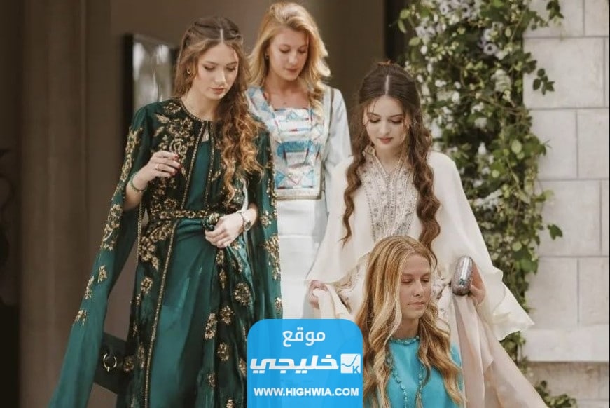 صور الاميرة راية النور هاشم في حفل زفاف ولي العهد الأردني