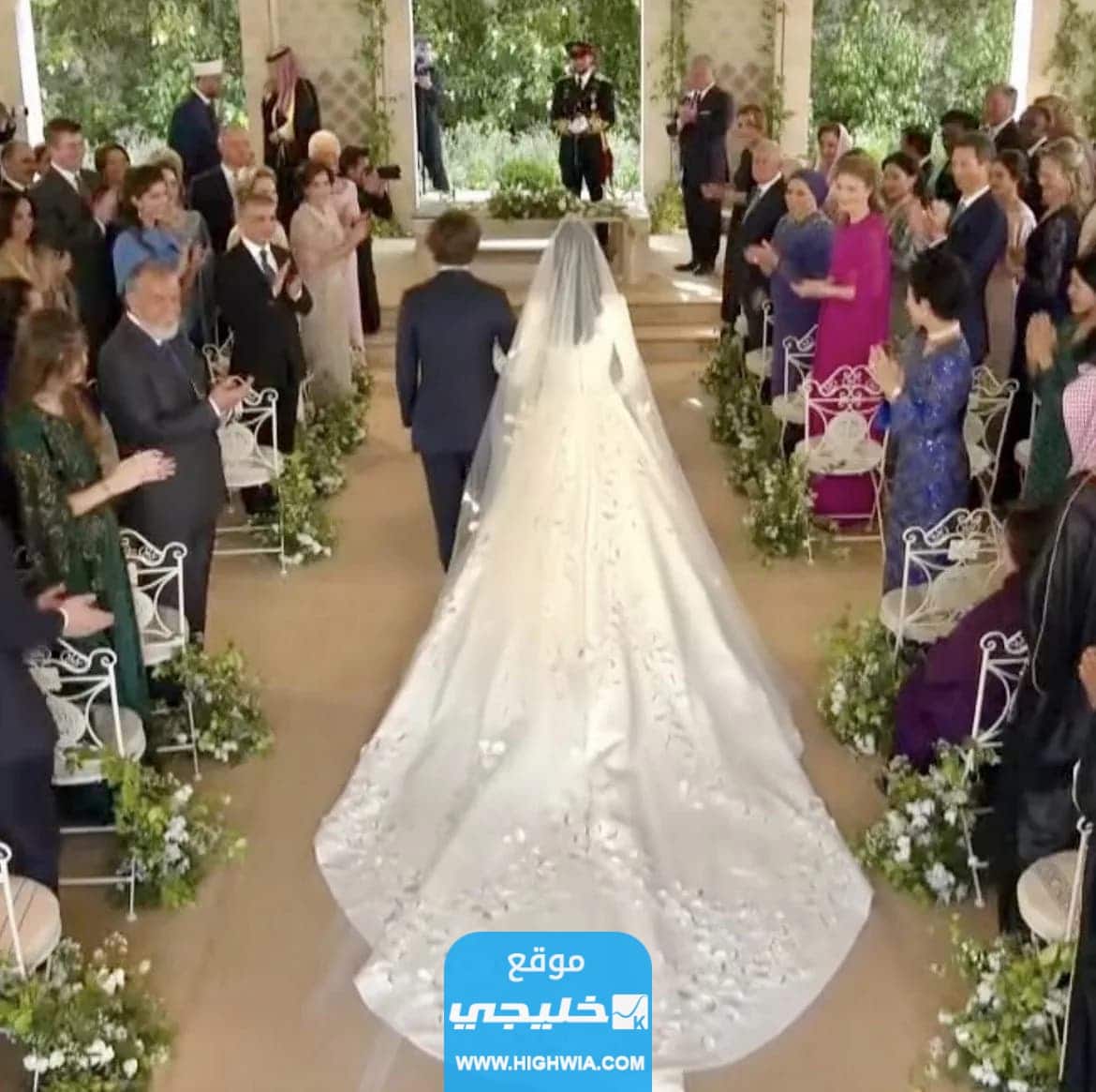 مصمم فستان زفاف رجوة عروسة ولي العهد 