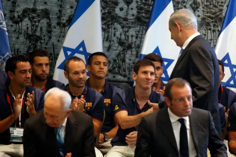 هل ميسي صهيوني ويدعم اسرائيل