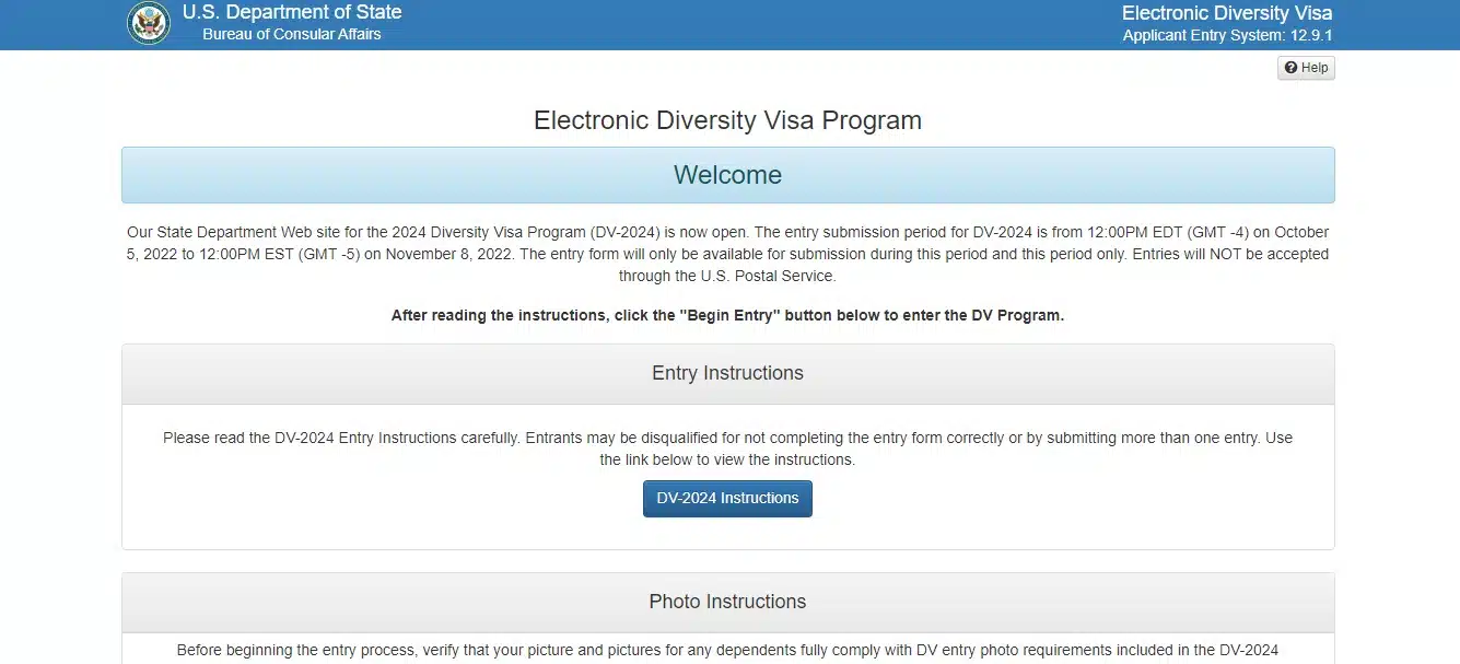 التسجيل في الهجرة العشوائية الى أمريكا