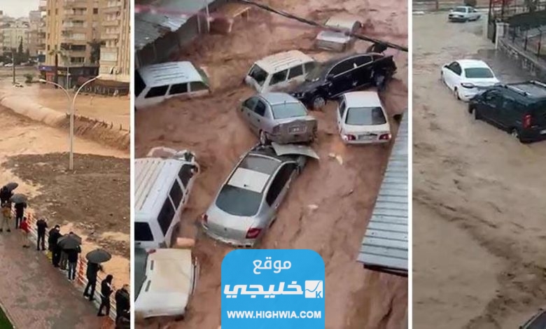 فيديو فيضانات اسطنبول في تركيا