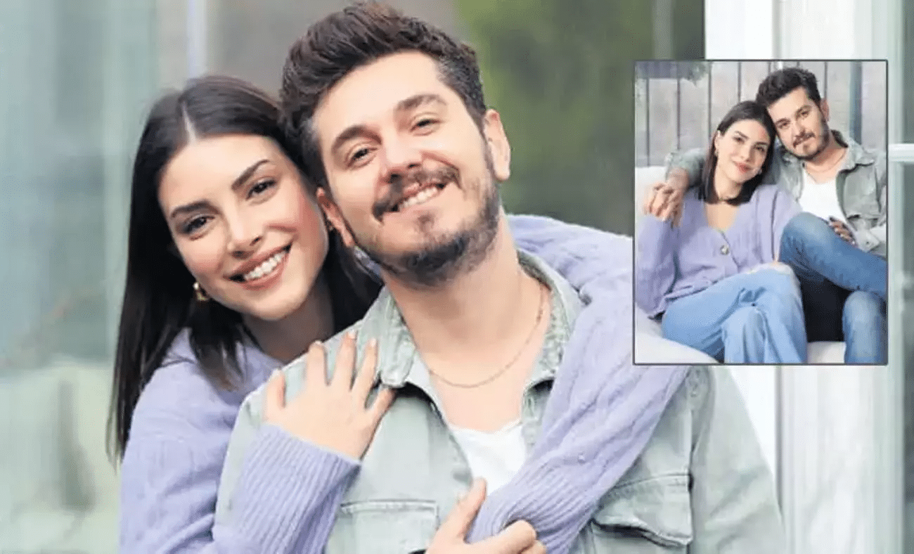 دينيز وزوجها باريش