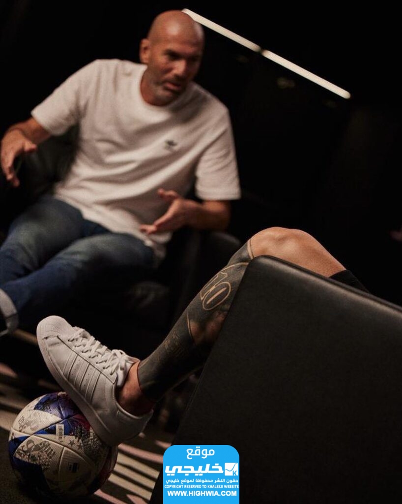 صور من مقابلة زيدان مع ميسي