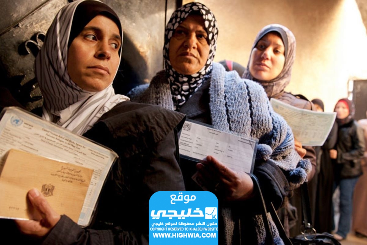 رابط فحص مساعدات الأونروا المستعجلة