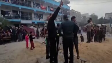 فيديو مجزرة مدرسة الفاخورة في غزة