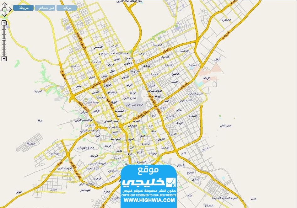 تحميل خريطة الرياض كاملة