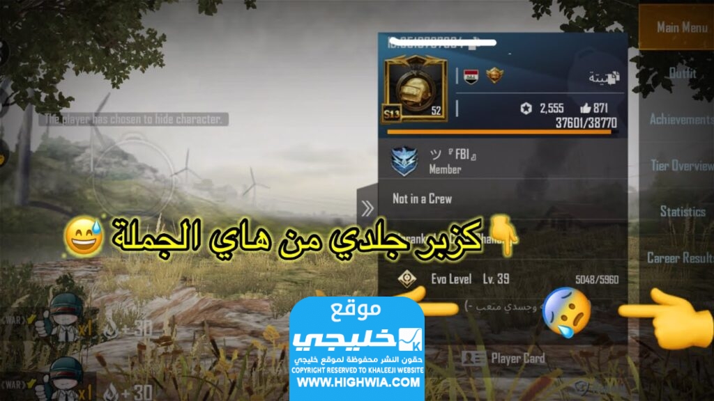 عبارات PUBG للفتيات