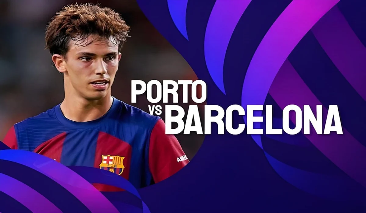 كم بقي على مباراة برشلونة وبورتو في دوري ابطال اوروبا