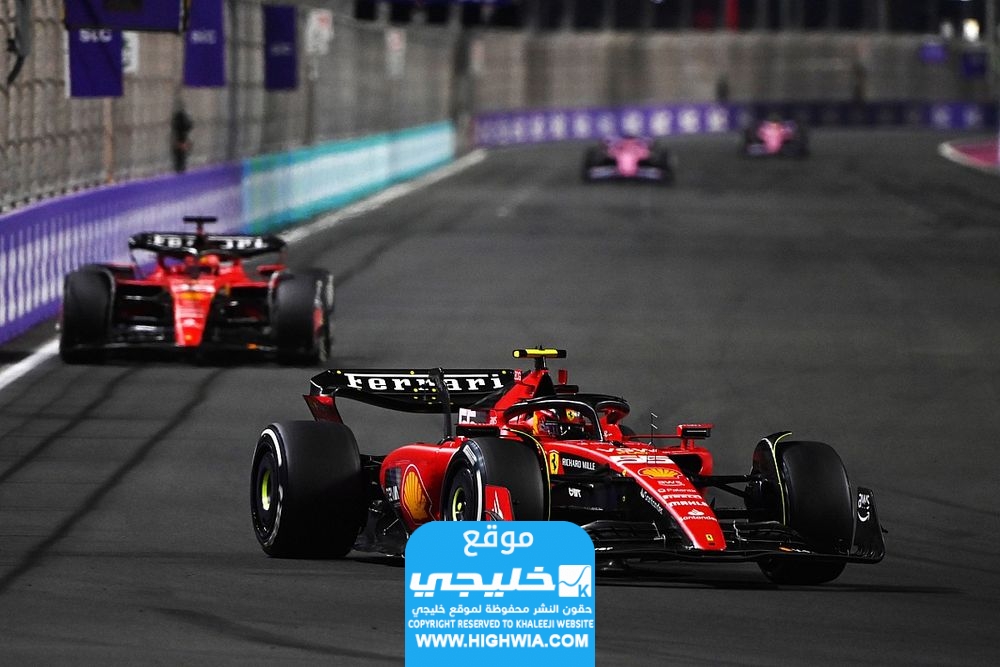 مهرجان فيراري في حلبة كورنيش جدة