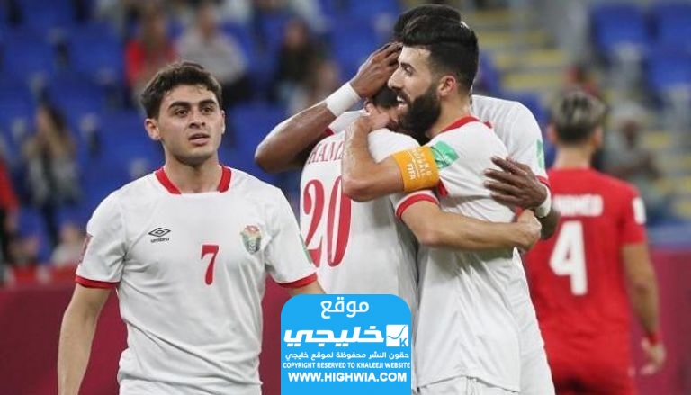 تشكيلة الاردن ضد طاجيكستان