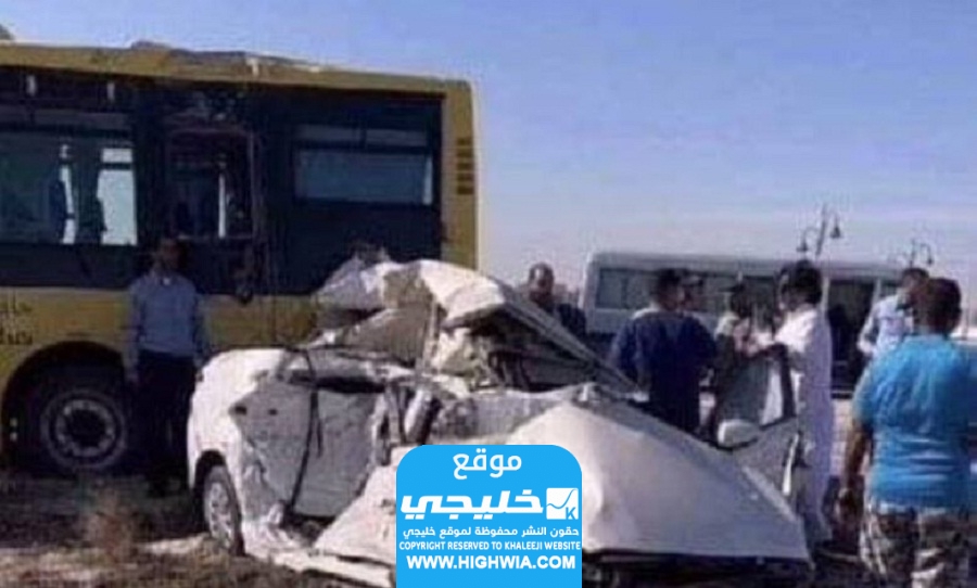 حادث الجبيل الصناعيه المروع بالفيديو والصور