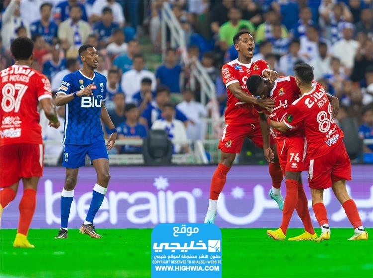 تشكيلة الوحدة ضد الهلال