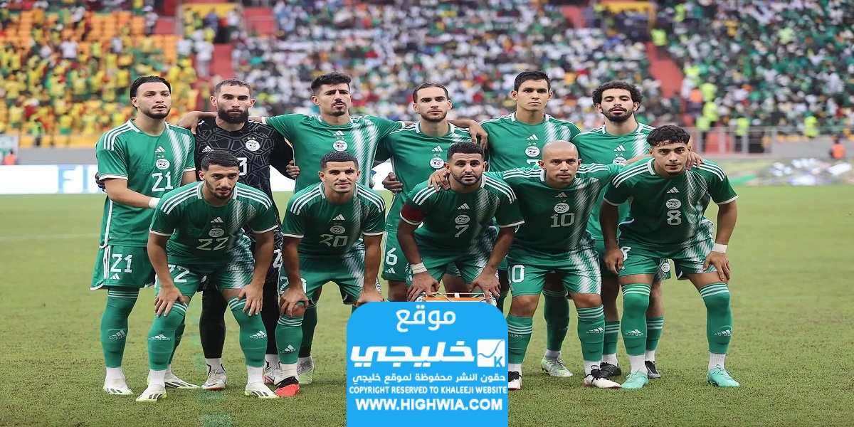 تشكيلة الجزائر ضد بوركينا