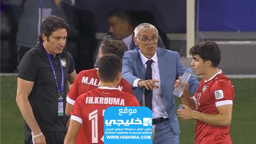 تشكيلة سوريا ضد استراليا في كأس أمم آسيا