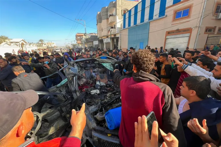 استشهاد عائلة وائل الدحدوح