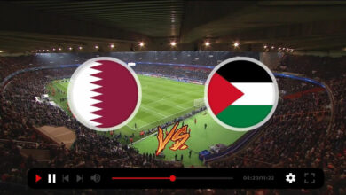 بث مباشر مباراة قطر وفلسطين
