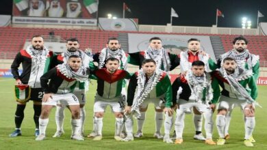 موعد مباراة فلسطين وإيران