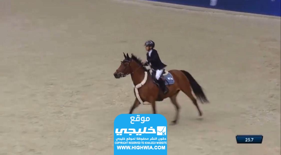 شاهد حصريا.. فيديو سقوط الأمير عبد الله بن تميم عن ظهر جواده كامل بدون حذف