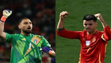 أي ساعة مباراة إيطاليا ضد إسبانيا اليوم في قمة يورو