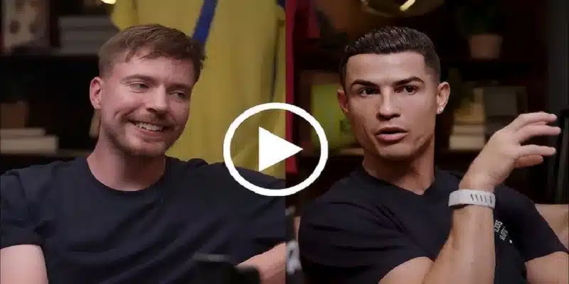 مشاهدة فيديو كريستيانو رونالدو مع مستر بيست